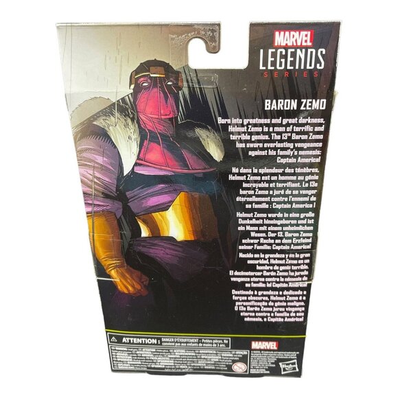 Hasbro Marvel Legends BARON ZEMO  6" Figure Walgreens Exclusive NEW - Picture 8 of 9